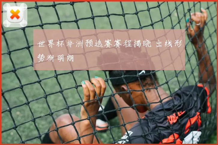 世界杯非洲预选赛赛程揭晓 出线形势渐明朗